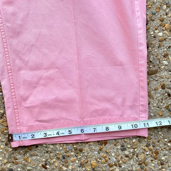 L.L. Bean Pink Cotton Wide Leg Capris Size XL - Picture 6 of 10